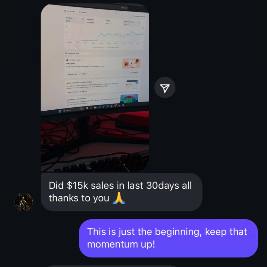 Customer review screenshot