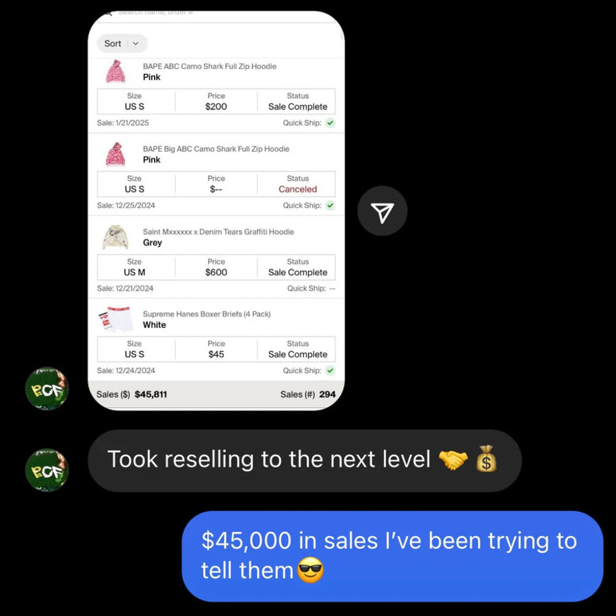Customer review screenshot